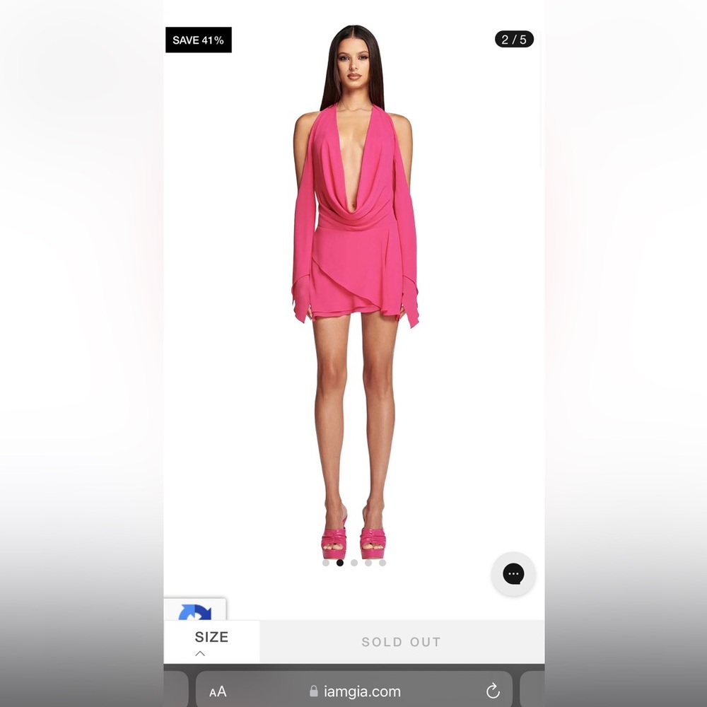 IAMGIA ROSANNA MINI DRESS PINK